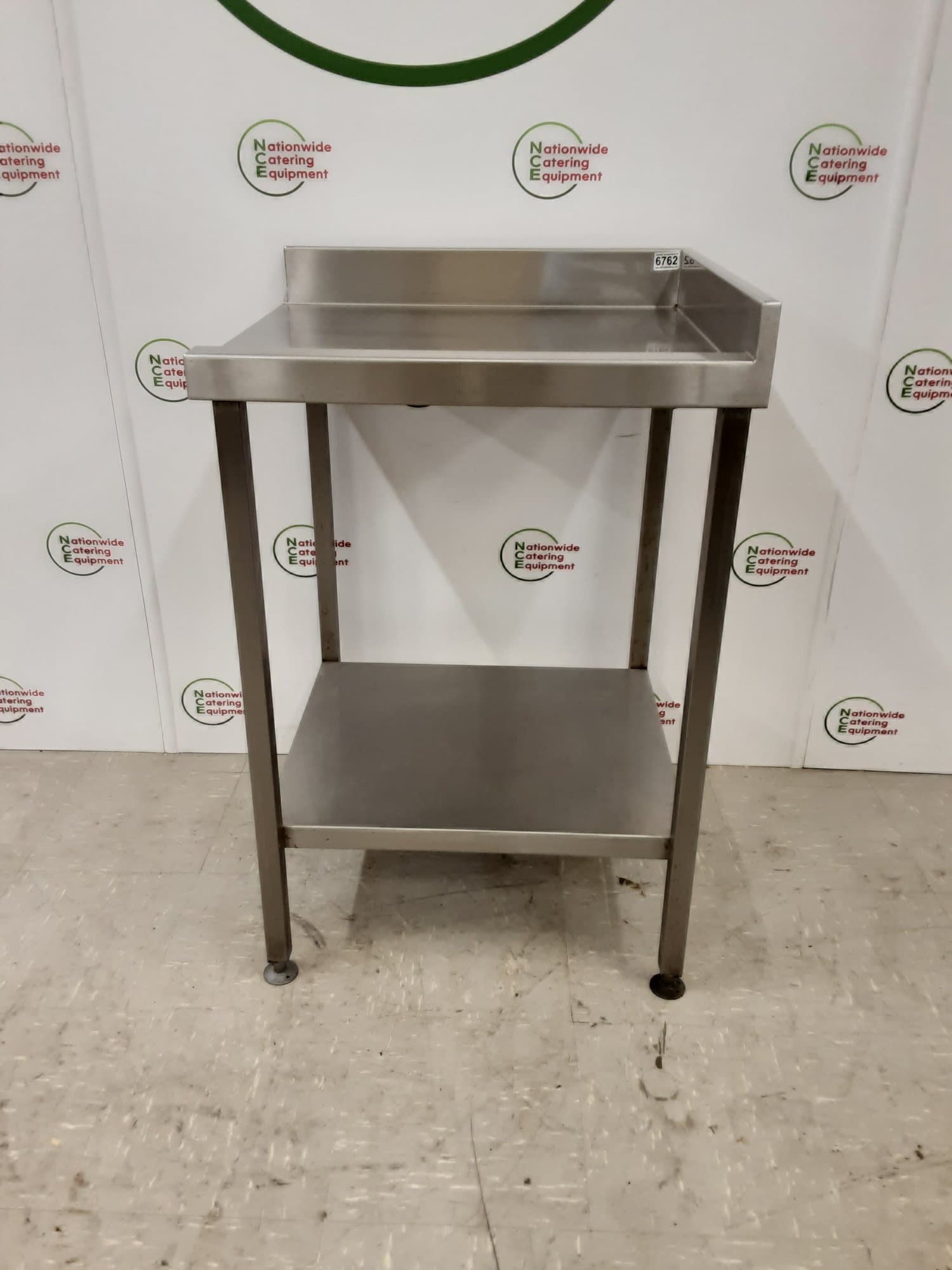 Stainless Steel Dishwasher Exit Table 62x58cm — image 1