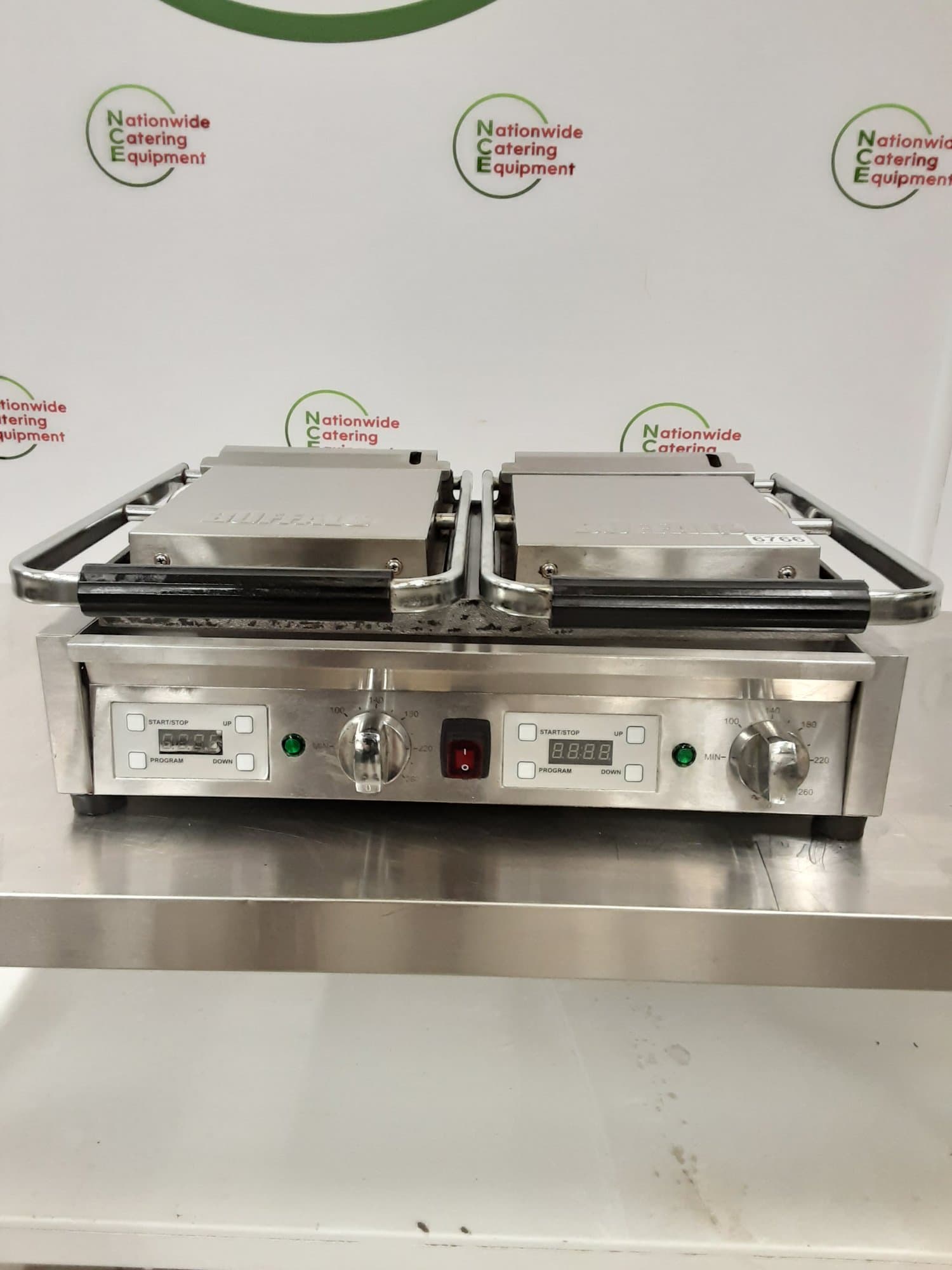 Buffalo Double Flat Panini Machine, Model- FC384 — image 1