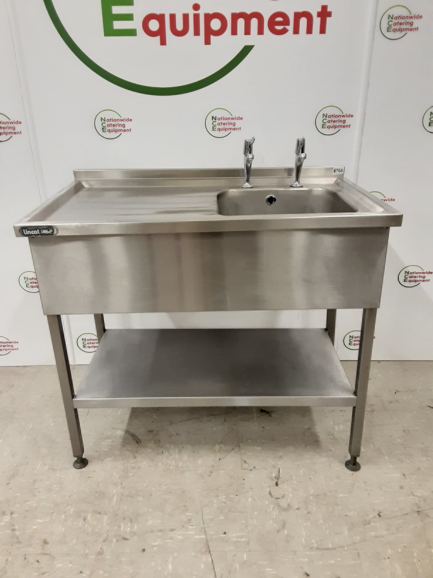 Stainless Steel Single Sink 100x60 cm — image 1