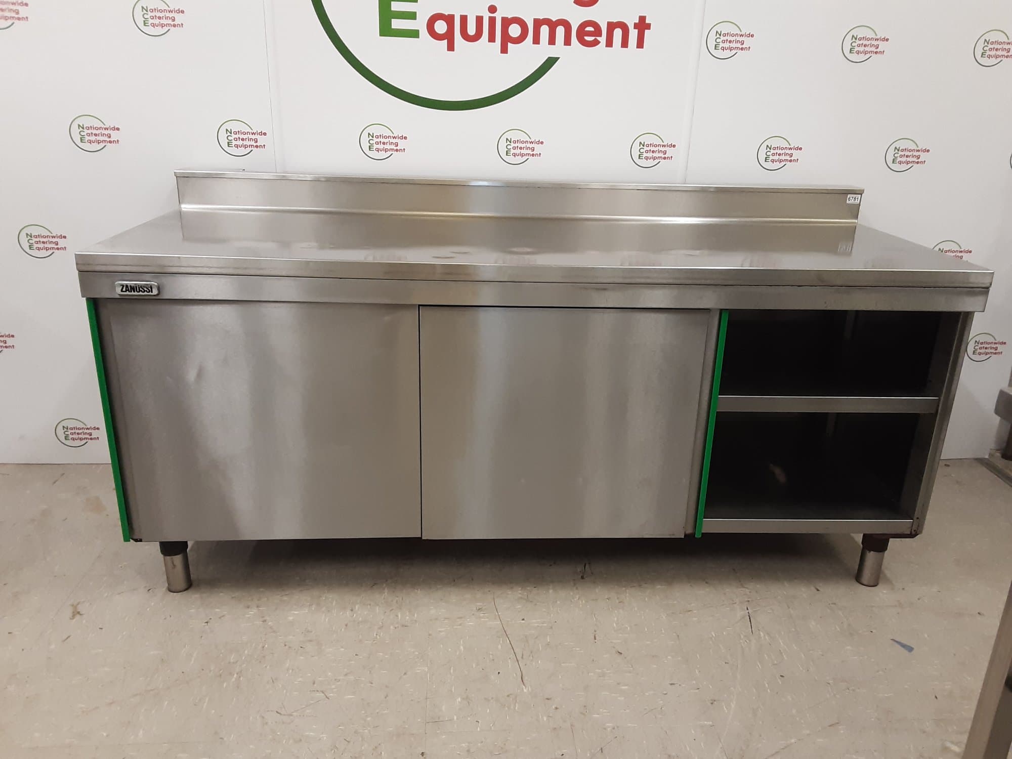 Stainless Steel Cupboard With Sliding Doors 200x78cm — image 1