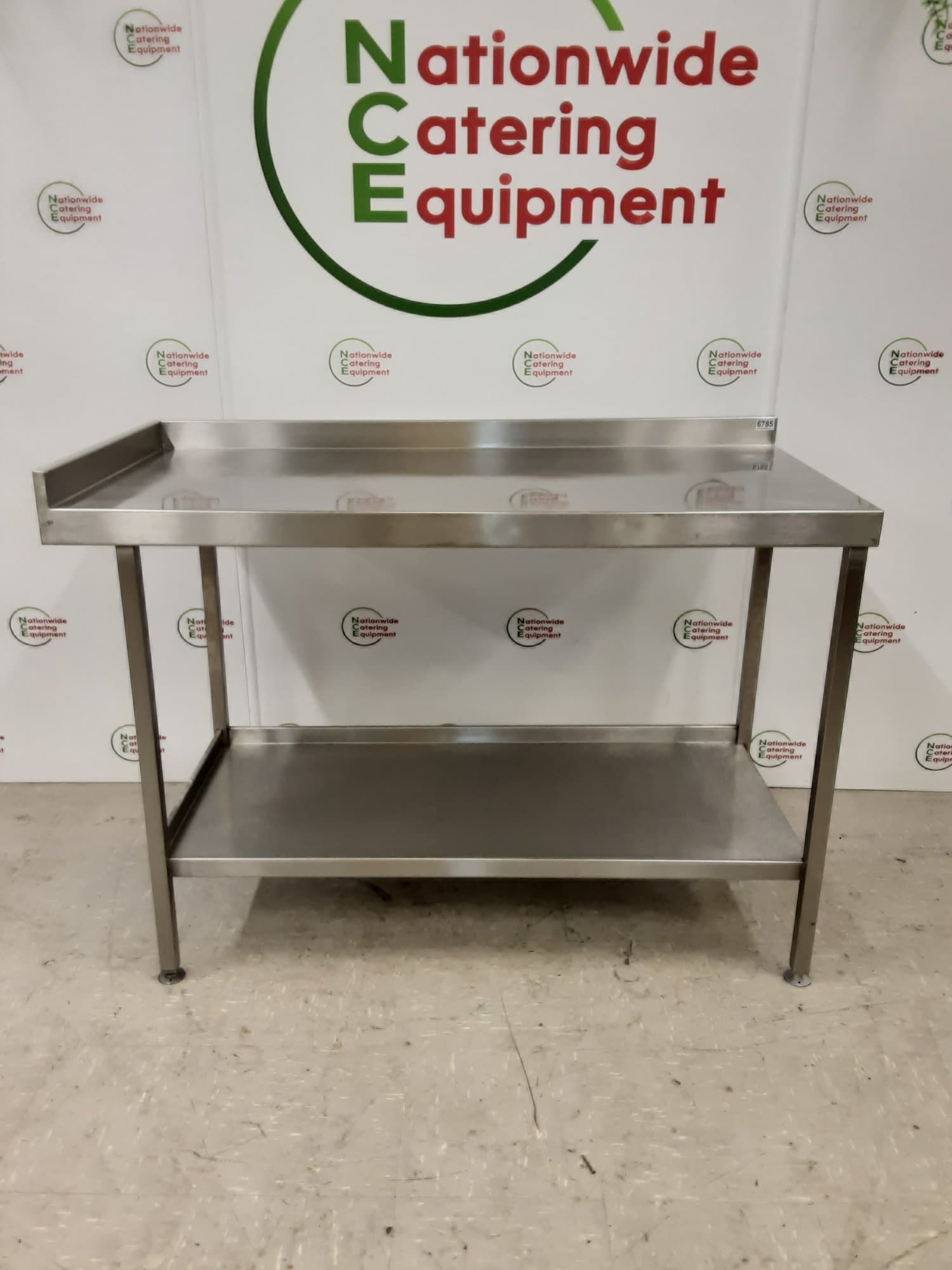 Stainless Steel Table 134x65cm — image 1