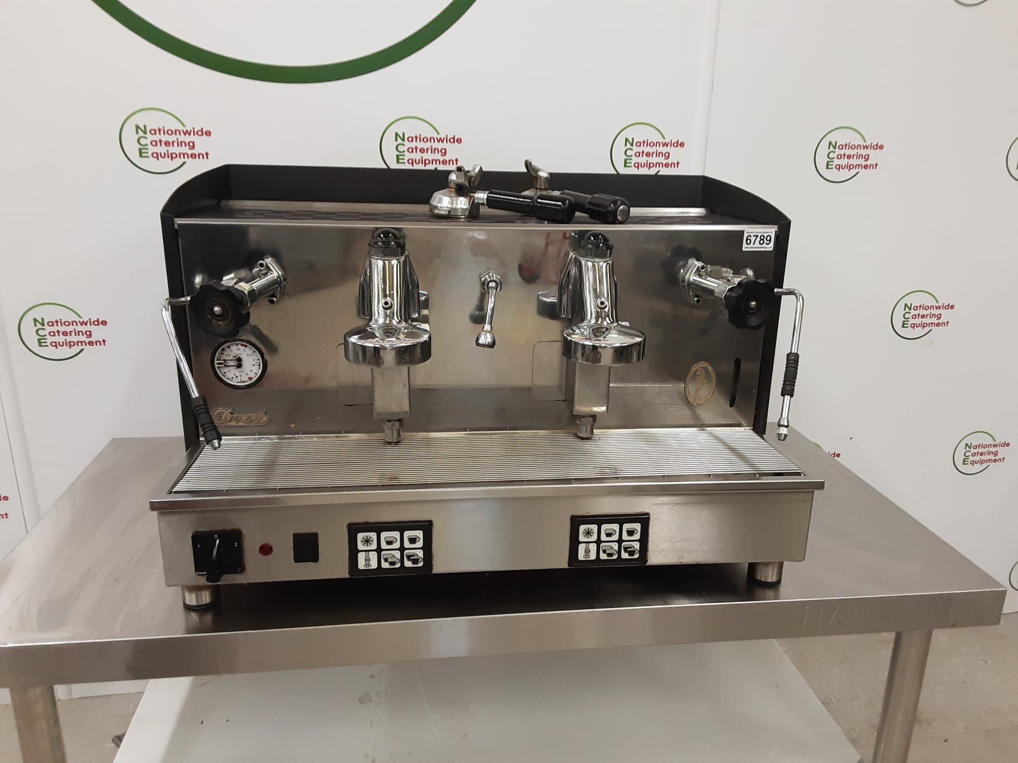 Fiorenzato Two Group Barista Coffee Machine, 1ph/32amp, Model- Ducale 2GE — image 1
