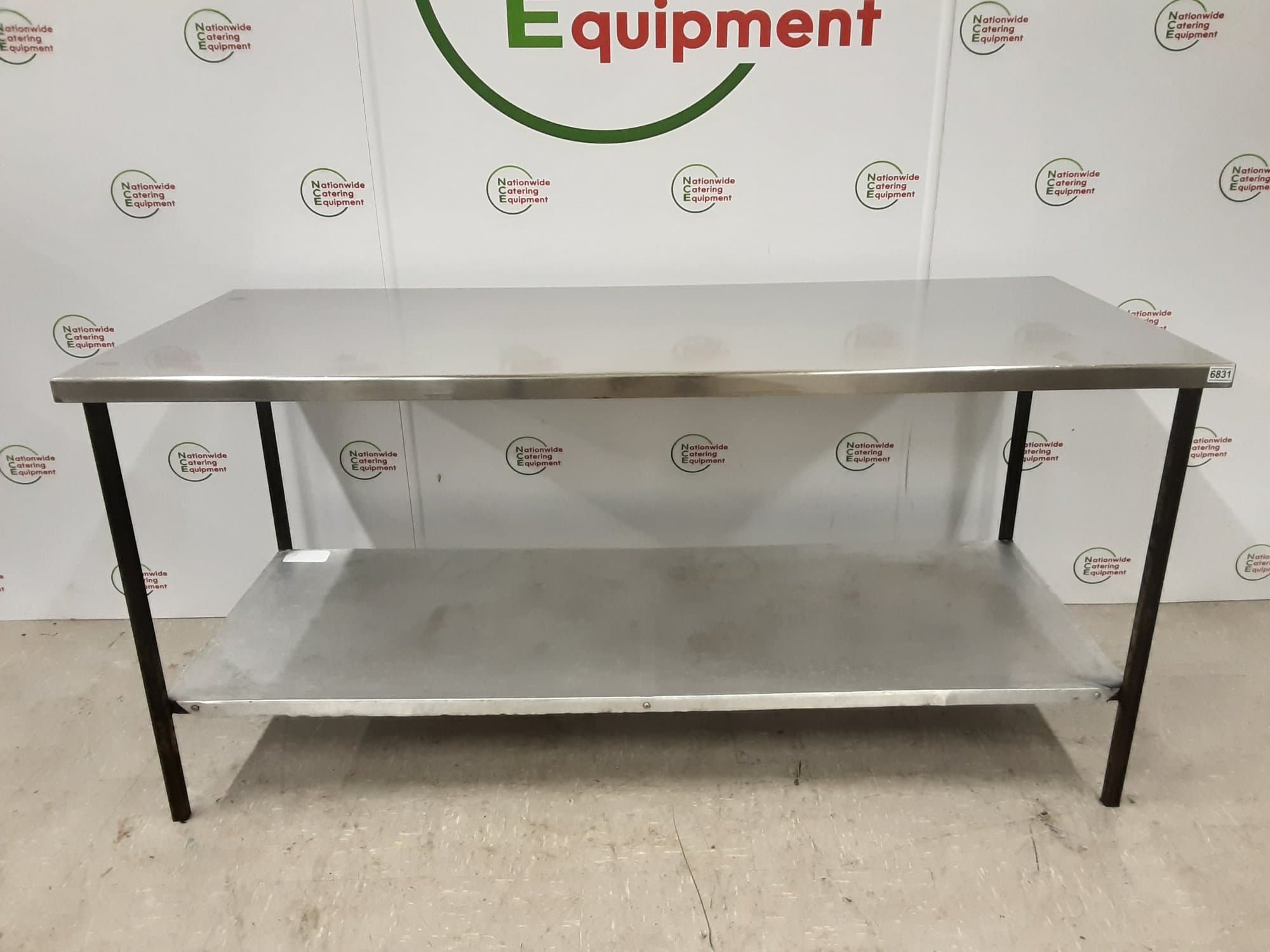 Clearance Stainless Steel Table 185x77cm — image 1