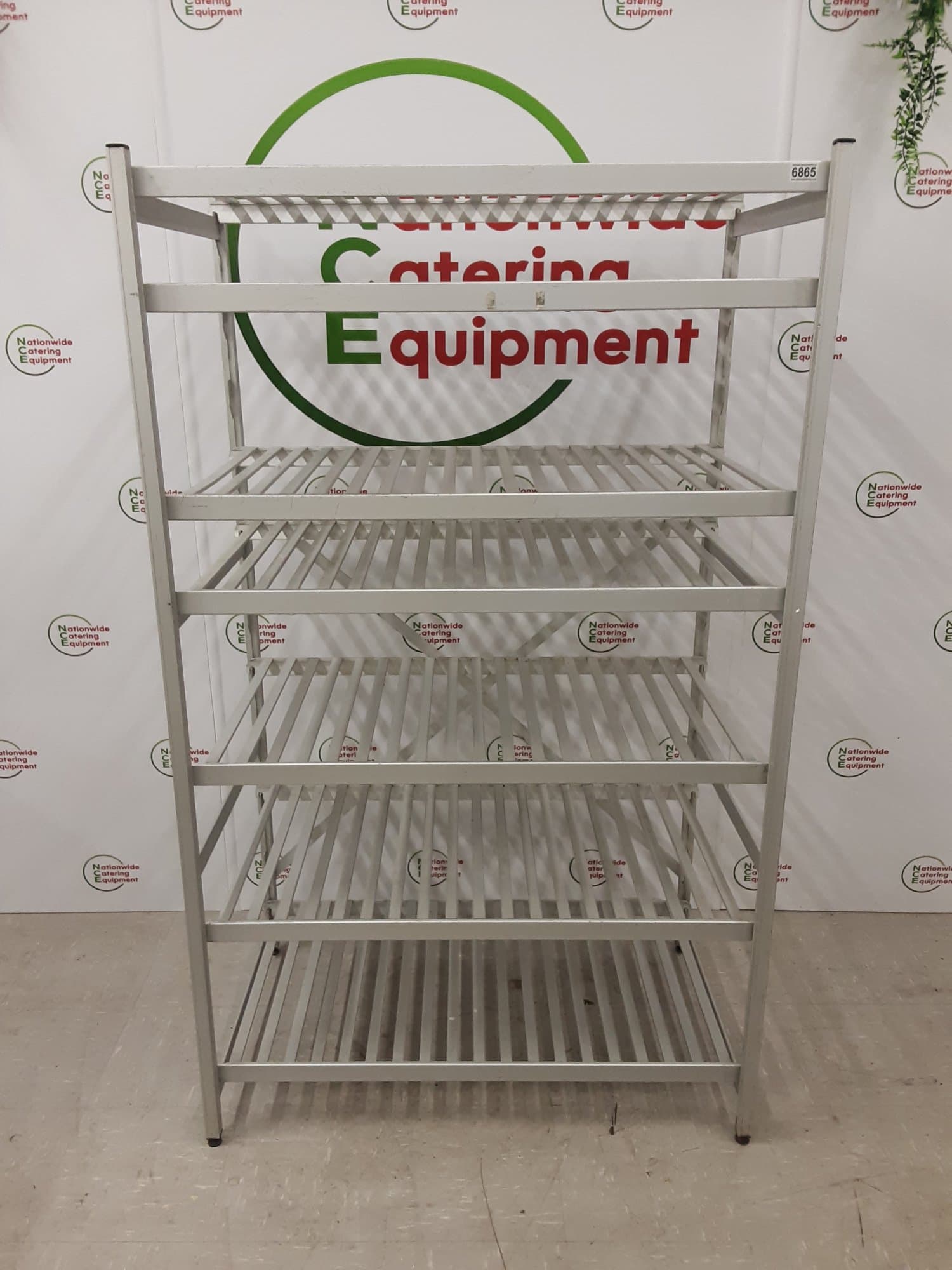 Aluminium Cold Room Seven Tier Shelving Unit