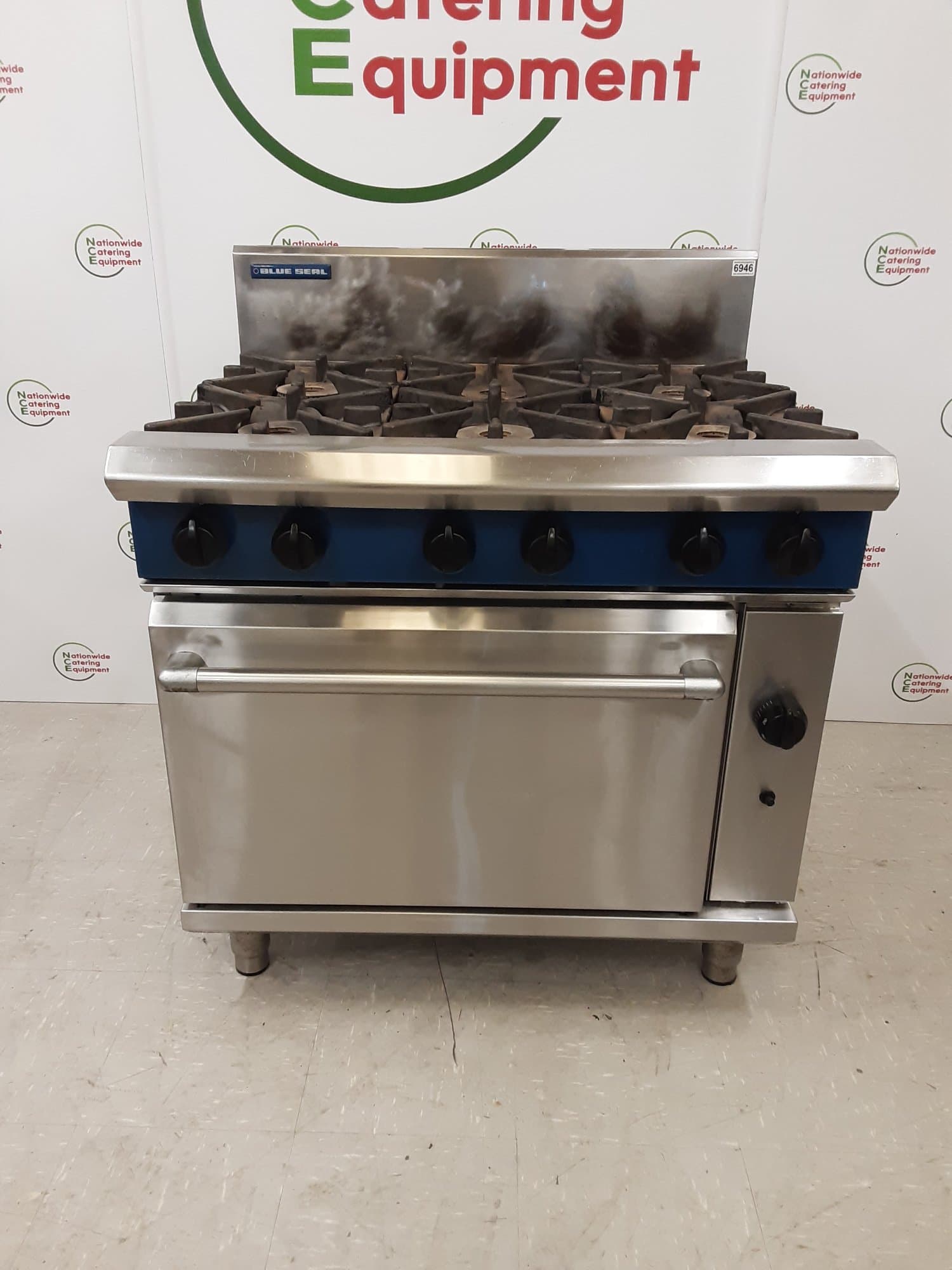 Blueseal Six Burner Stove & Oven, Natural Gas, Model- G506 — image 1