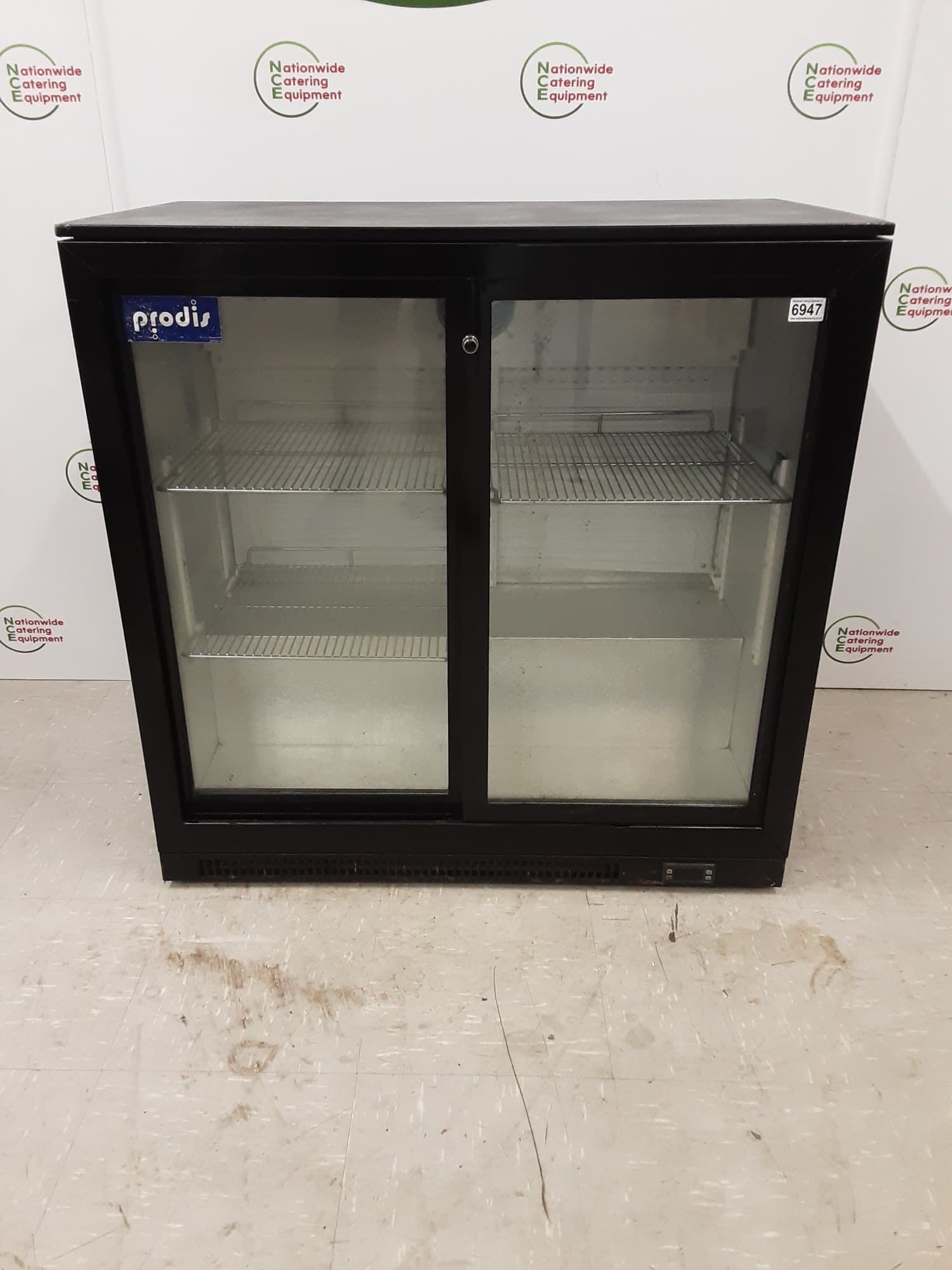 Clearance Prodis Two Sliding Door Bottle Cooler, Model- NT2BS — image 1
