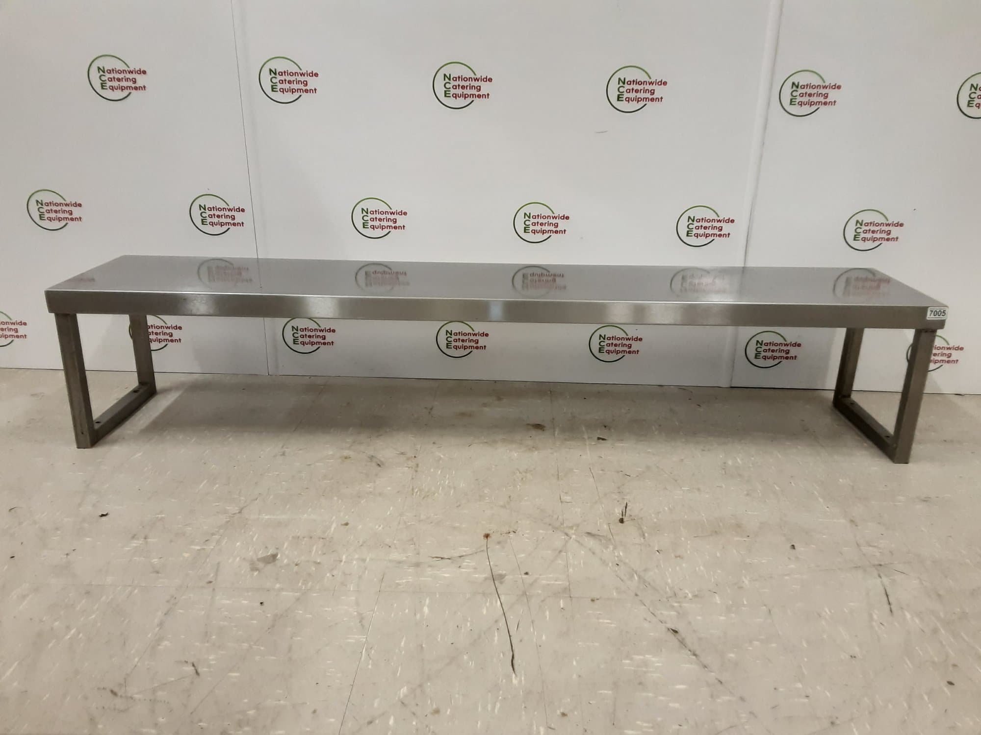 Stainless Steel Overtable Shelf 180x35cm — image 1