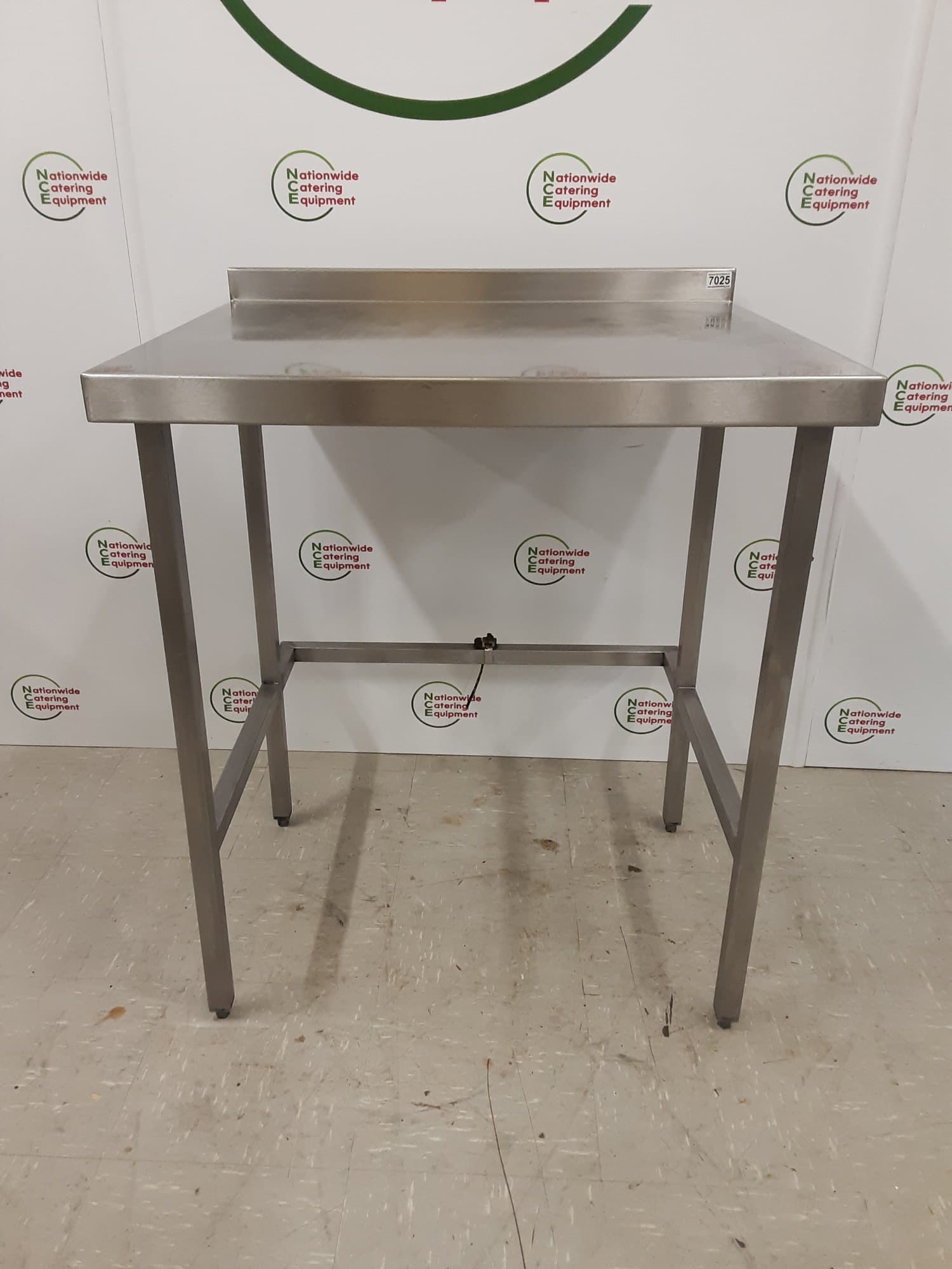 Stainless Steel Table With Appliance Space 80x70cm — image 1