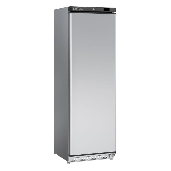 Ecofrost Stainless Steel 400L Single Upright Static Cooled Fridge. Model- 7063.0025. Delivery Included — image 1