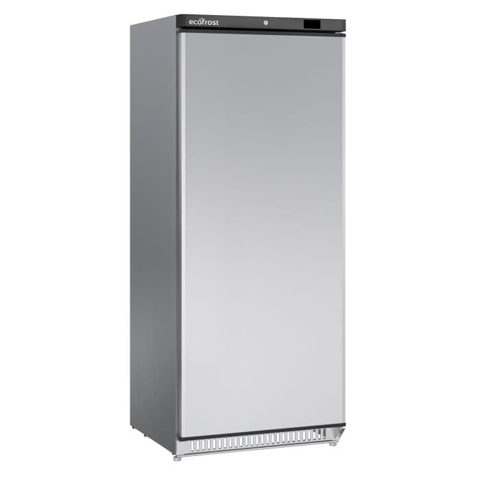 Ecofrost Stainless Steel 600L Single Upright Static Cooled Fridge. Model- 7063.0045. Delivery Included — image 1