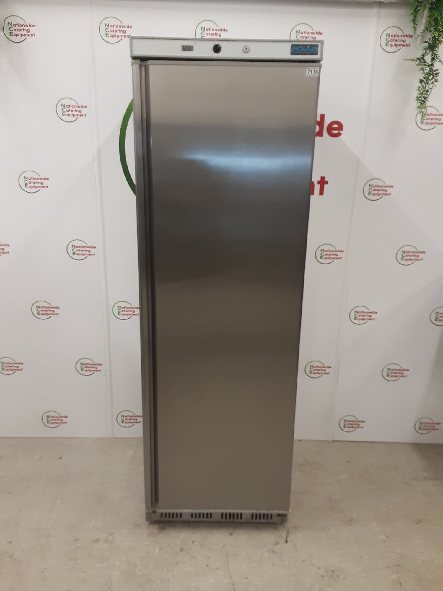 Polar C-Series 400L Stainless Steel Single Upright Fridge, Model-CD082 — image 1