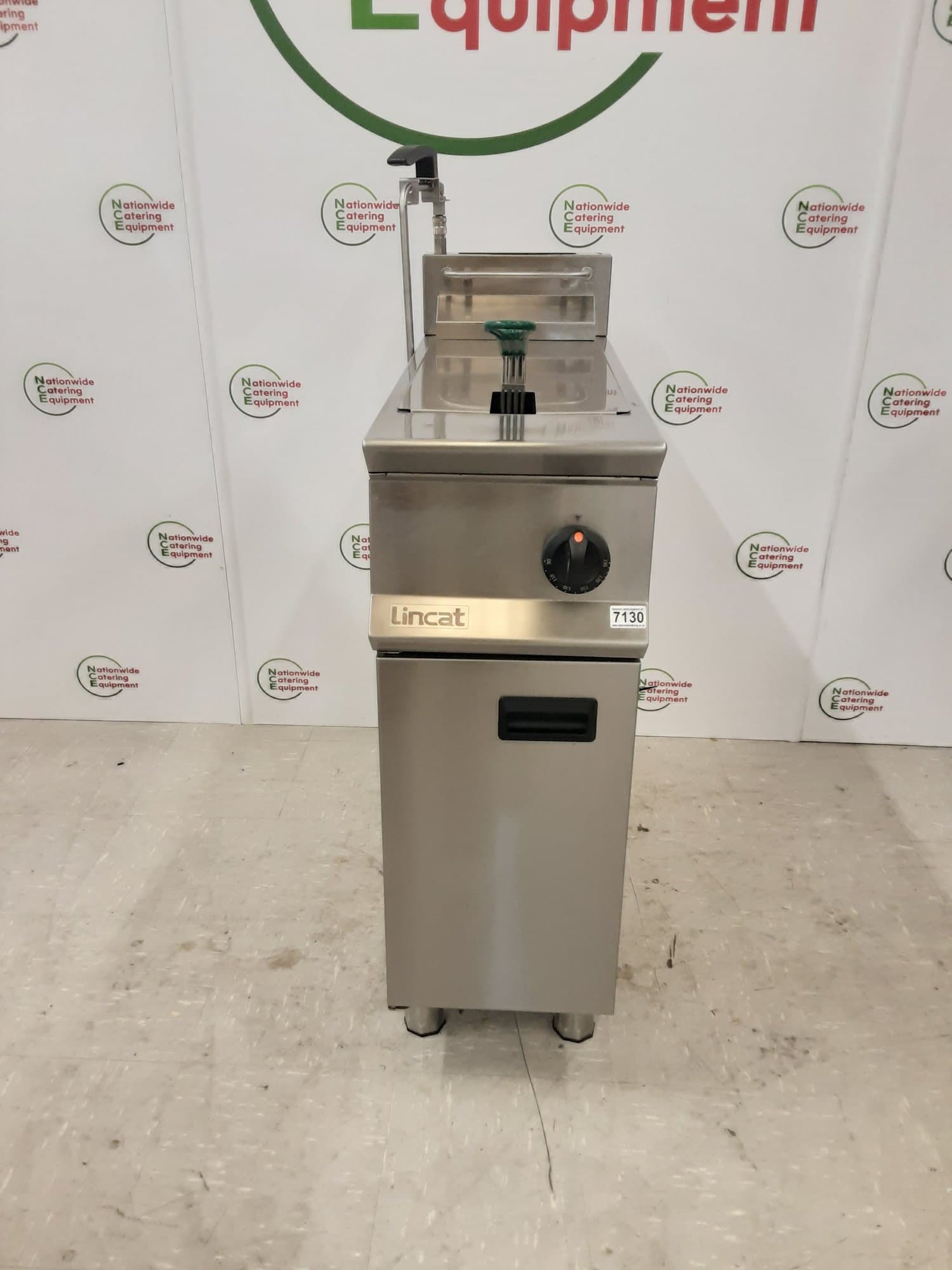 Lincat Opus Single Tank Electric Pumped Filtration Fryer, Natural Gas, Model- OG8110/OP/N