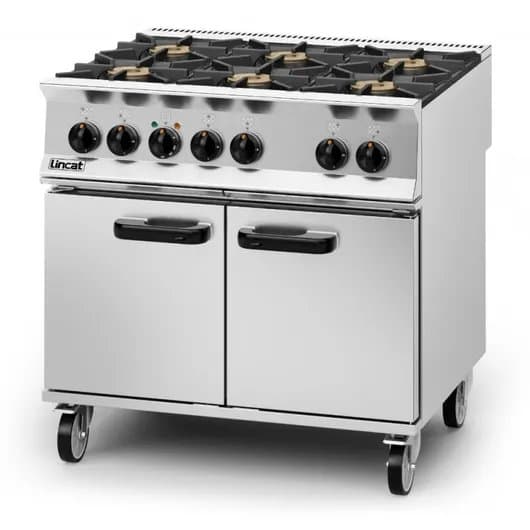Lincat Opus 800 Dual Fuel Six Burner Stove & Oven, Propane, Model- OD8007/P — image 1