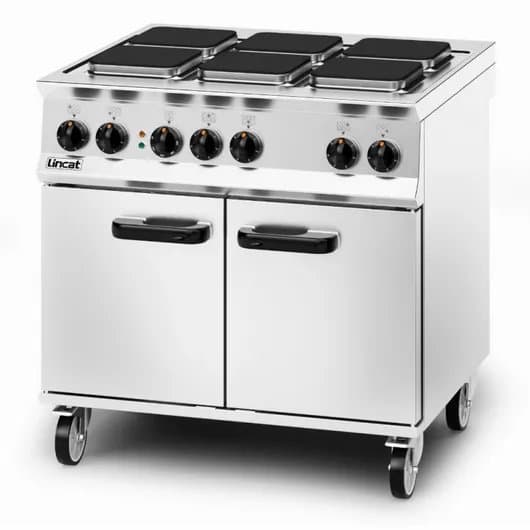 Lincat Opus 800 Electric Six Square Hotplate Stove & Oven, Model- OE8008 — image 1