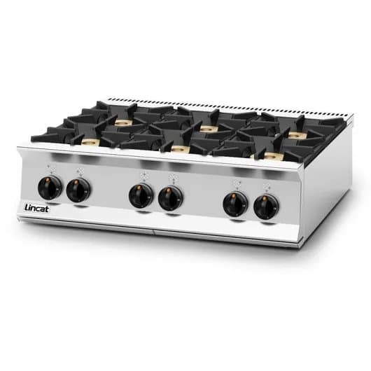 Lincat Opus 800 Six Burner Gas Boiling Top, Propane, Model- OG8004/P — image 1