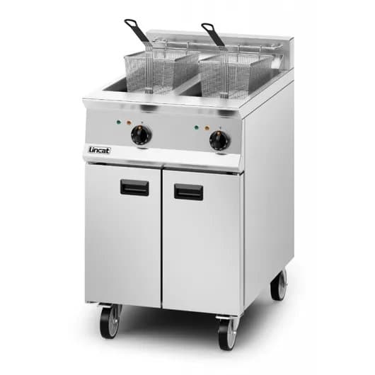 Lincat Opus 800 Twin Tank 60cm Width Three Phase Electric Fryer, Model- OE8113 — image 1