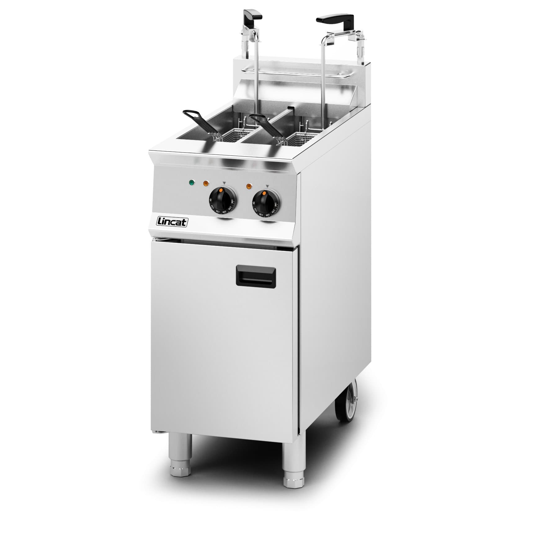 Lincat Opus 800 Pumped Filtration Twin Tank 40cm Width Three Phase Electric Fryer, Model- OE8105/OP — image 1