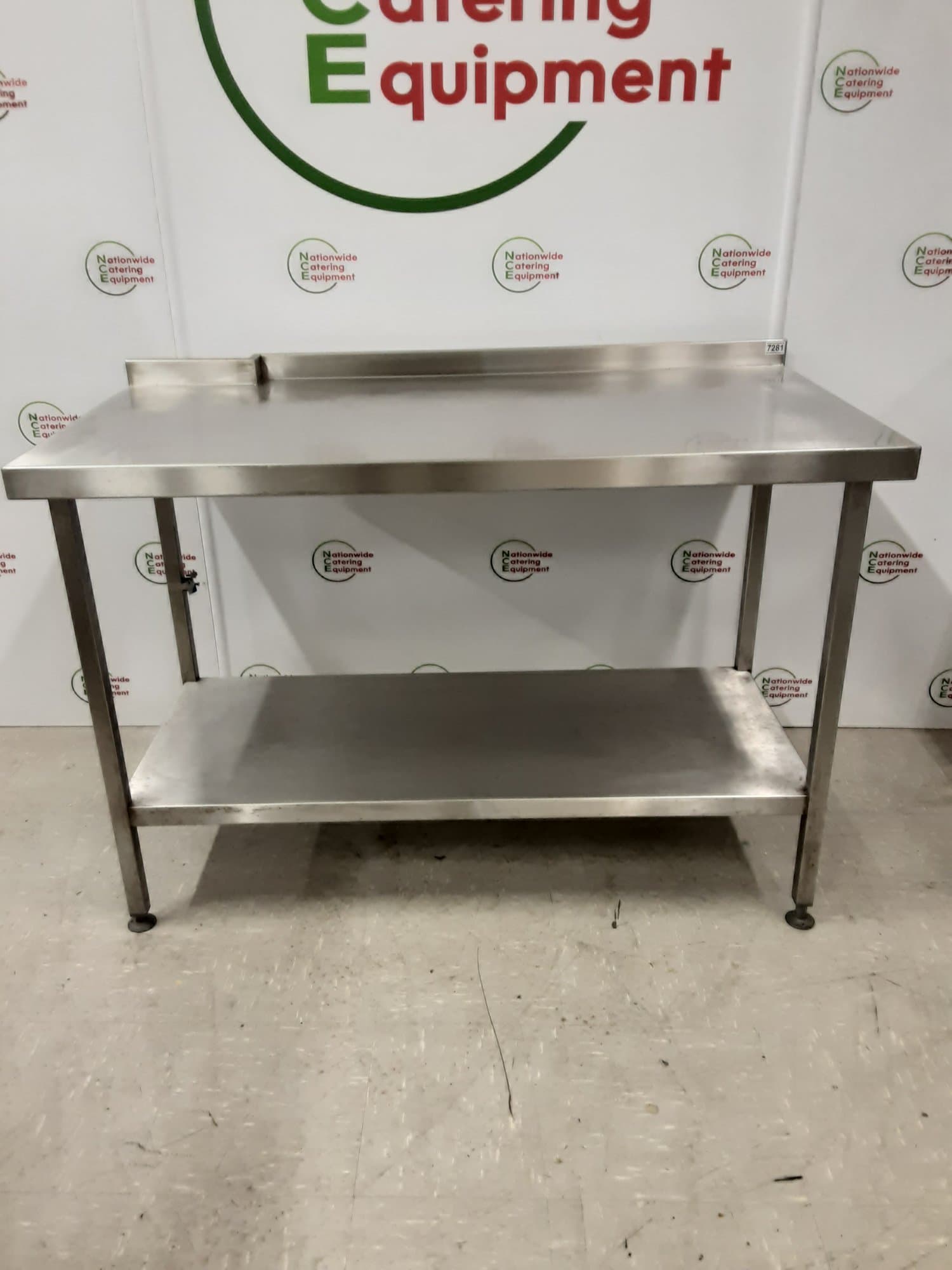 Stainless Steel Table 132x70cm — image 1