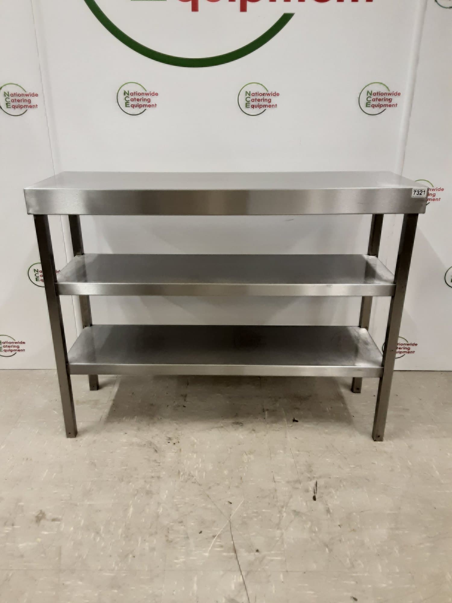 Stainless Steel Three Tier Ambient Tabletop Gantry 110x35cm — image 1