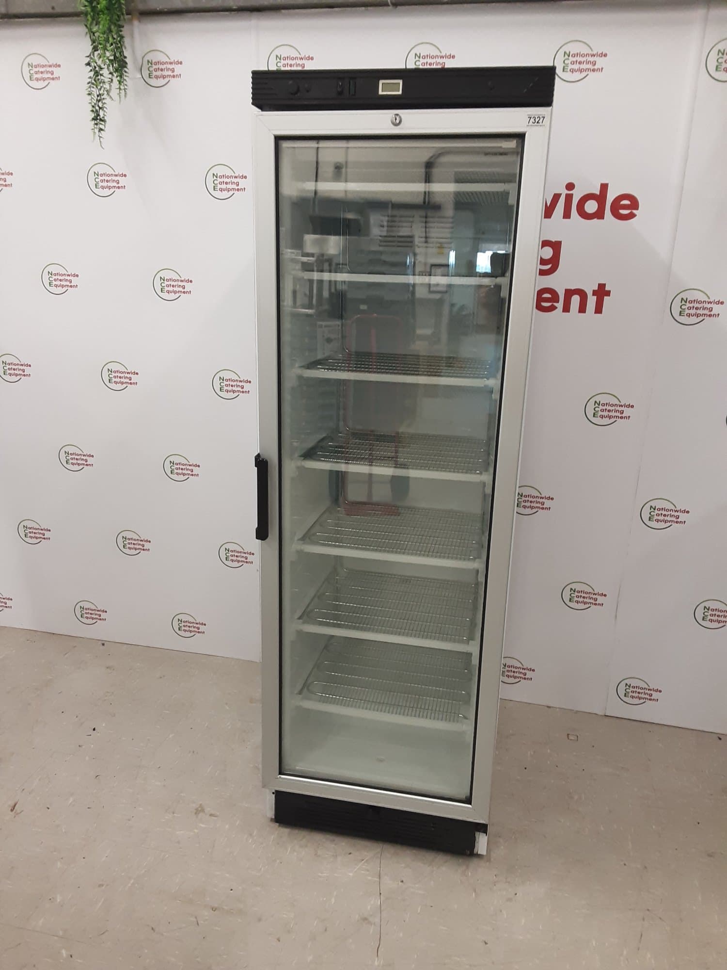 Tefcold Single Upright Display Freezer, Model- UFG1380 — image 1