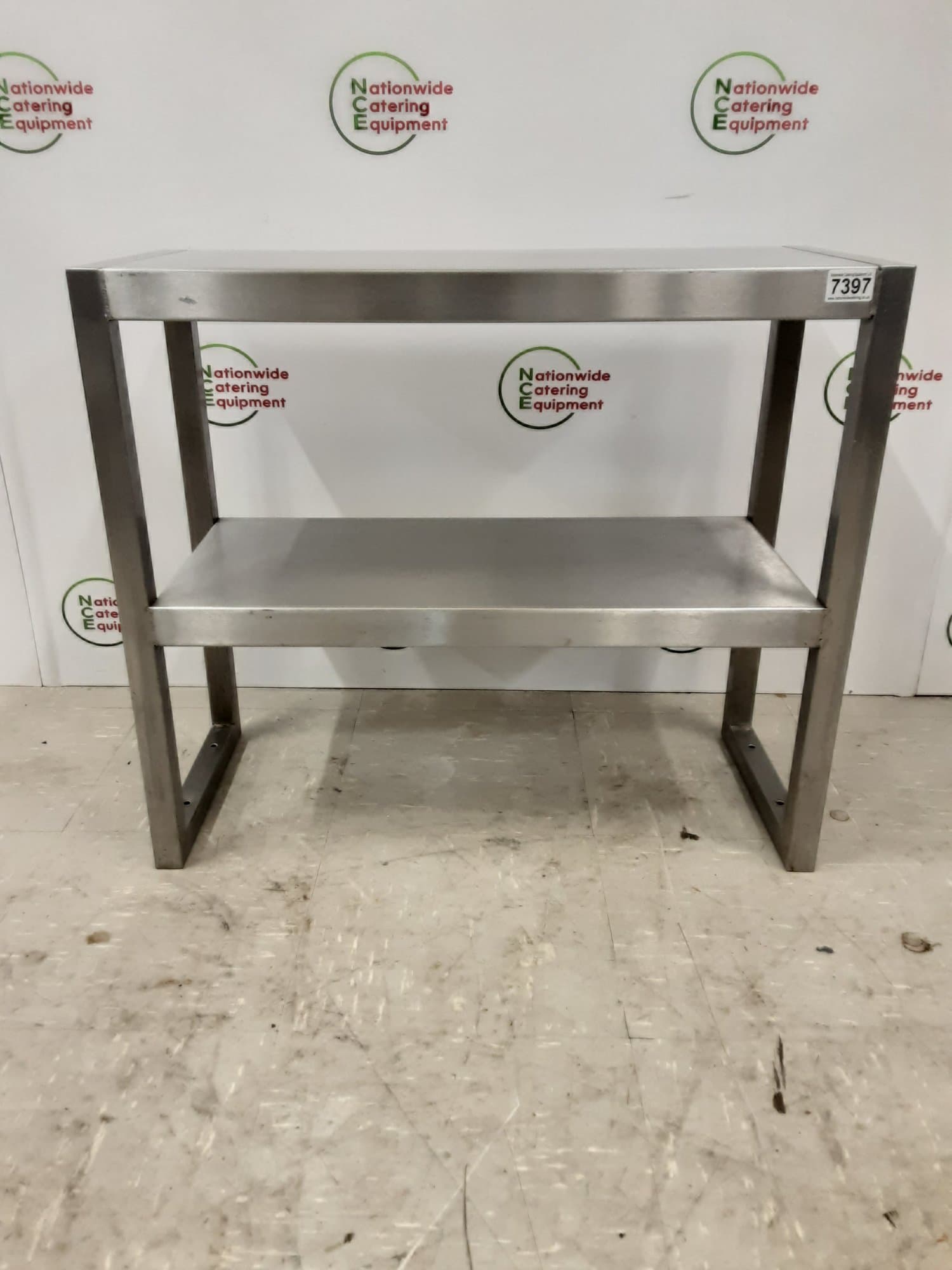 Stainless Steel Two Tier Overtable Shelving Unit 70x30cm — image 1