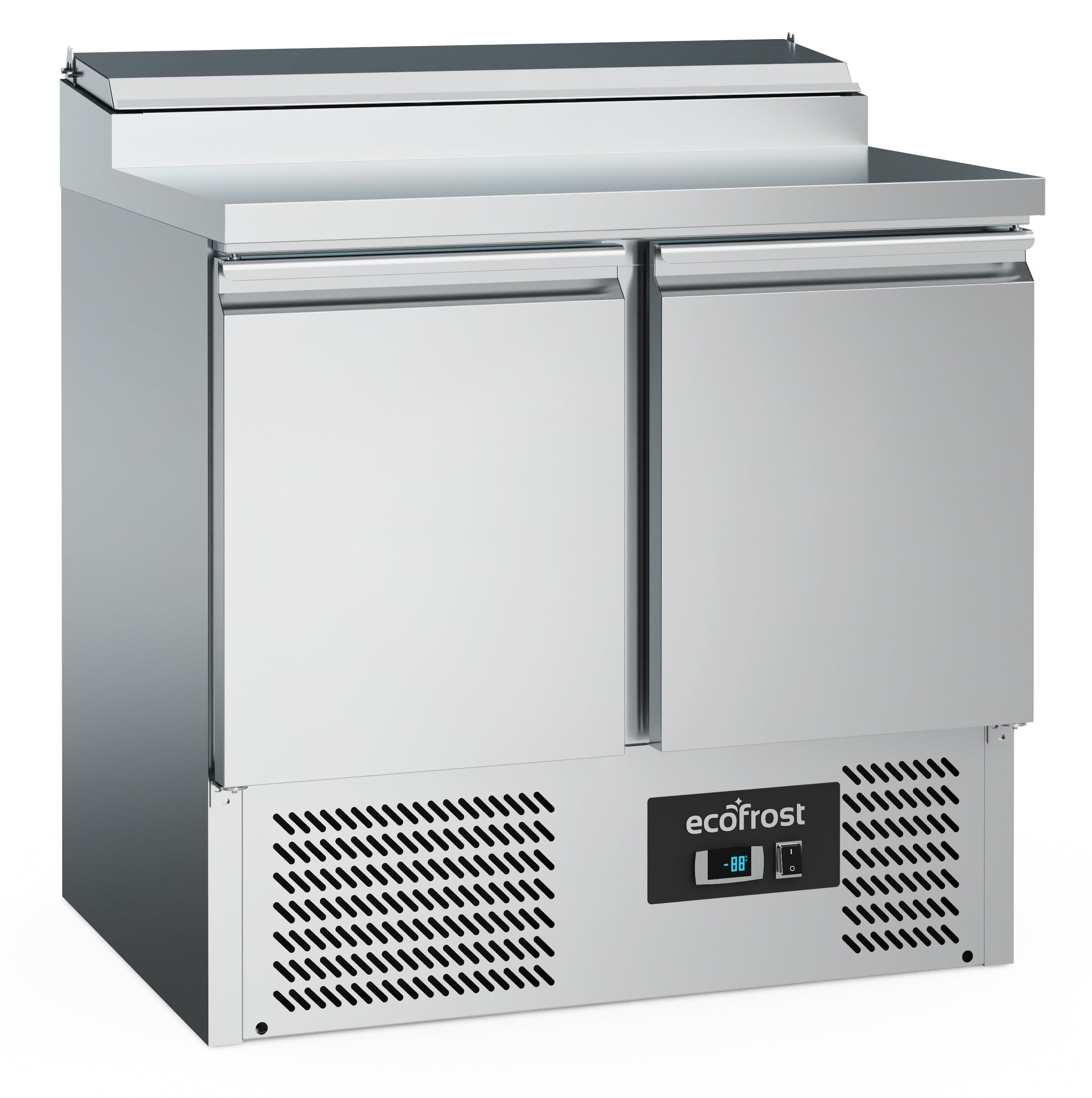 Ecofrost Two Door Counter Fridge With Toppings Opening, 90cm. Model- 7950.5058. Delivery Included — image 1