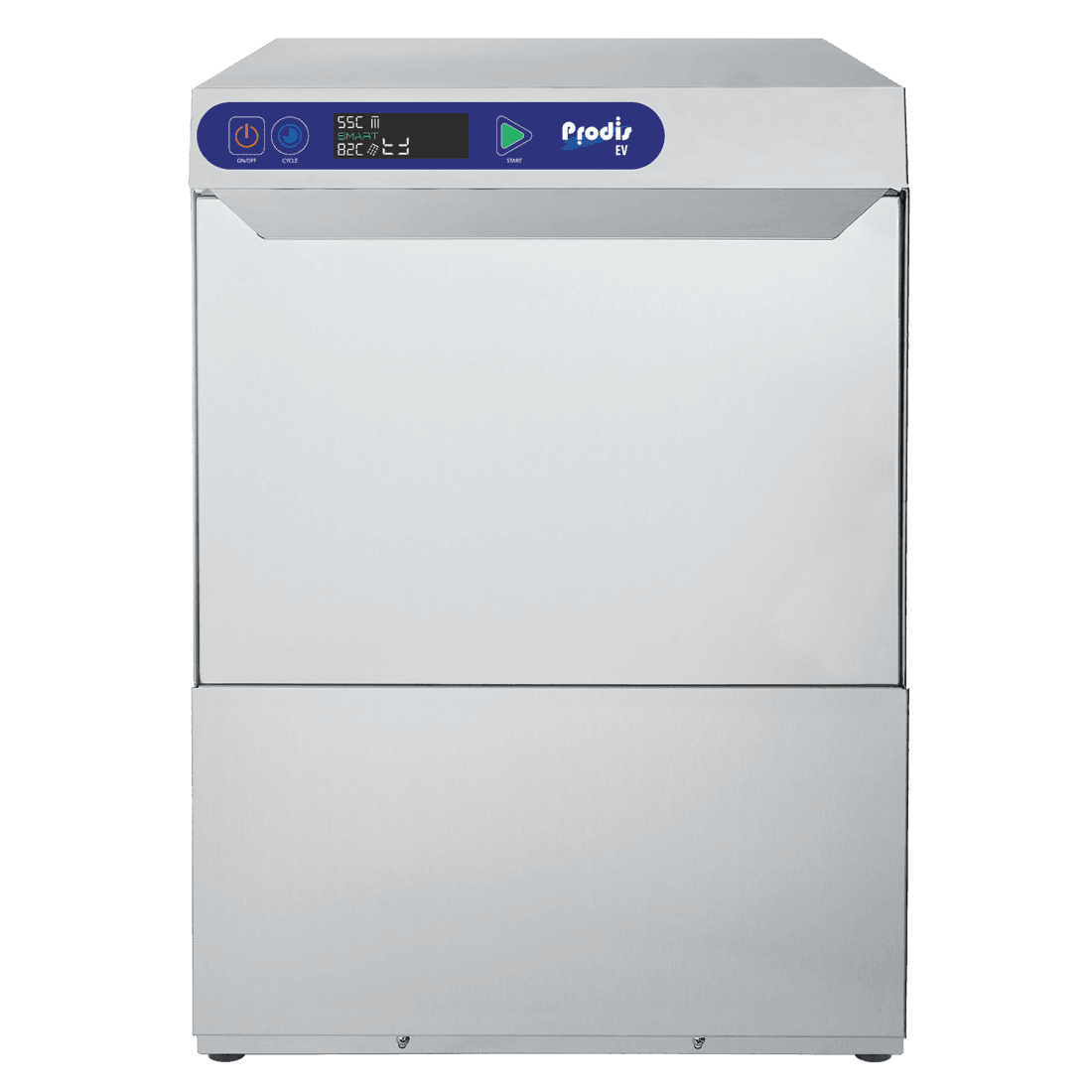 Prodis Heavy Duty Undercounter Dishwasher, Drain Pump, 30amp/1ph,50cm Basket, Air Break Tank, Model- EV80. Delivery Included — image 1