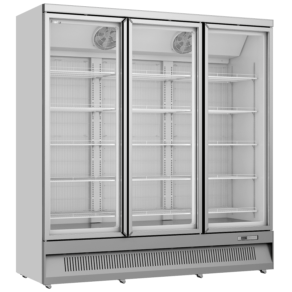 Prodis Heavy Duty, Low Energy Triple Door Display Freezer, Model- XPD1850-N-G-LE. Delivery Included — image 1