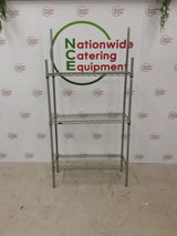 Wire Shelving Unit, CLERANCE, 90cm Width, 3 Tiers (2268)