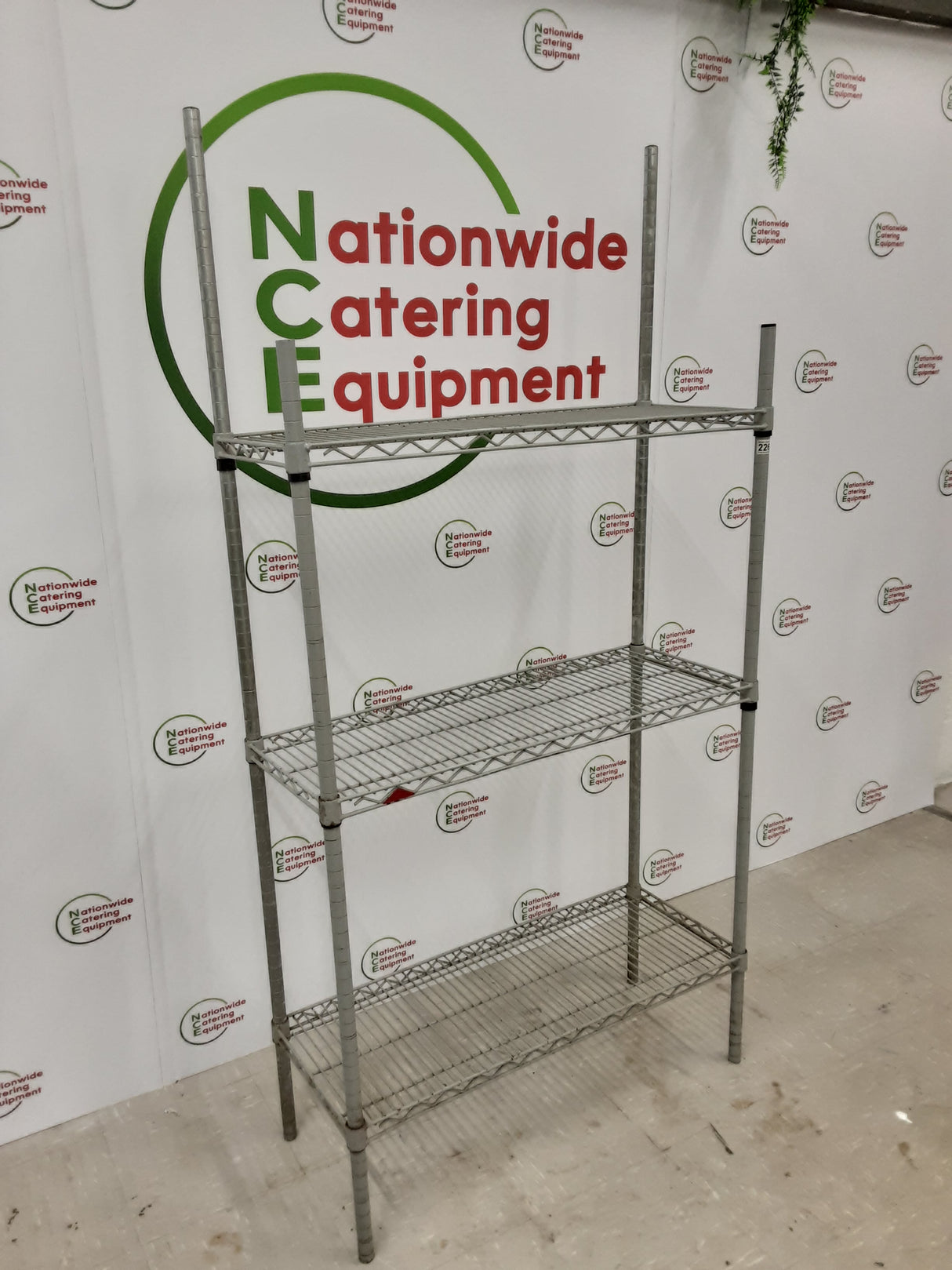 Wire Shelving Unit, CLERANCE, 90cm Width, 3 Tiers (2268)