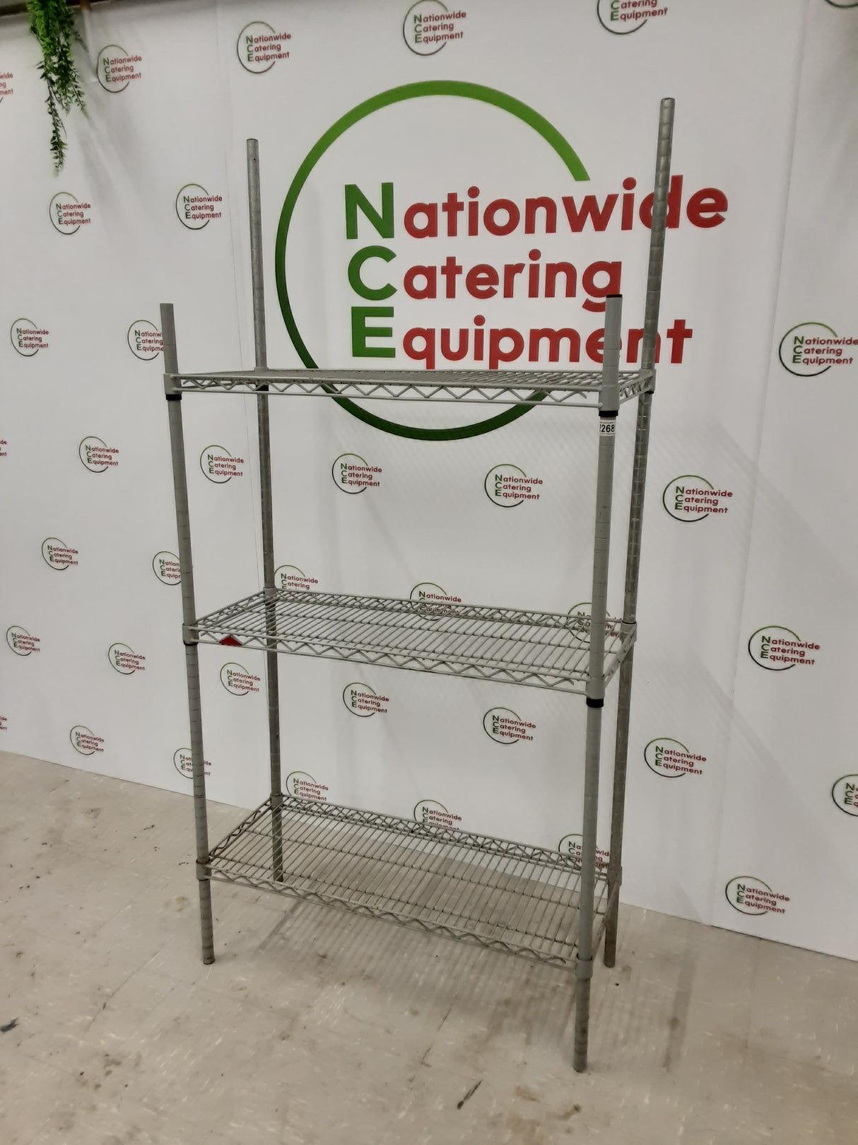 Wire Shelving Unit, CLERANCE, 90cm Width, 3 Tiers (2268)