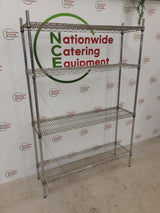 Four Tier Wire Shelving Unit (NCE4876)