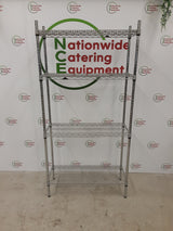 Four Tier Wire Shelving Unit (NCE4878)