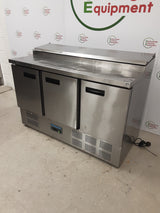 Polar Three Door Counter Fridge With Toppings Opening (NCE4873)