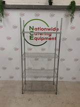 Wire Shelving Unit - Four Tier, 92x46cm (NCE4923)