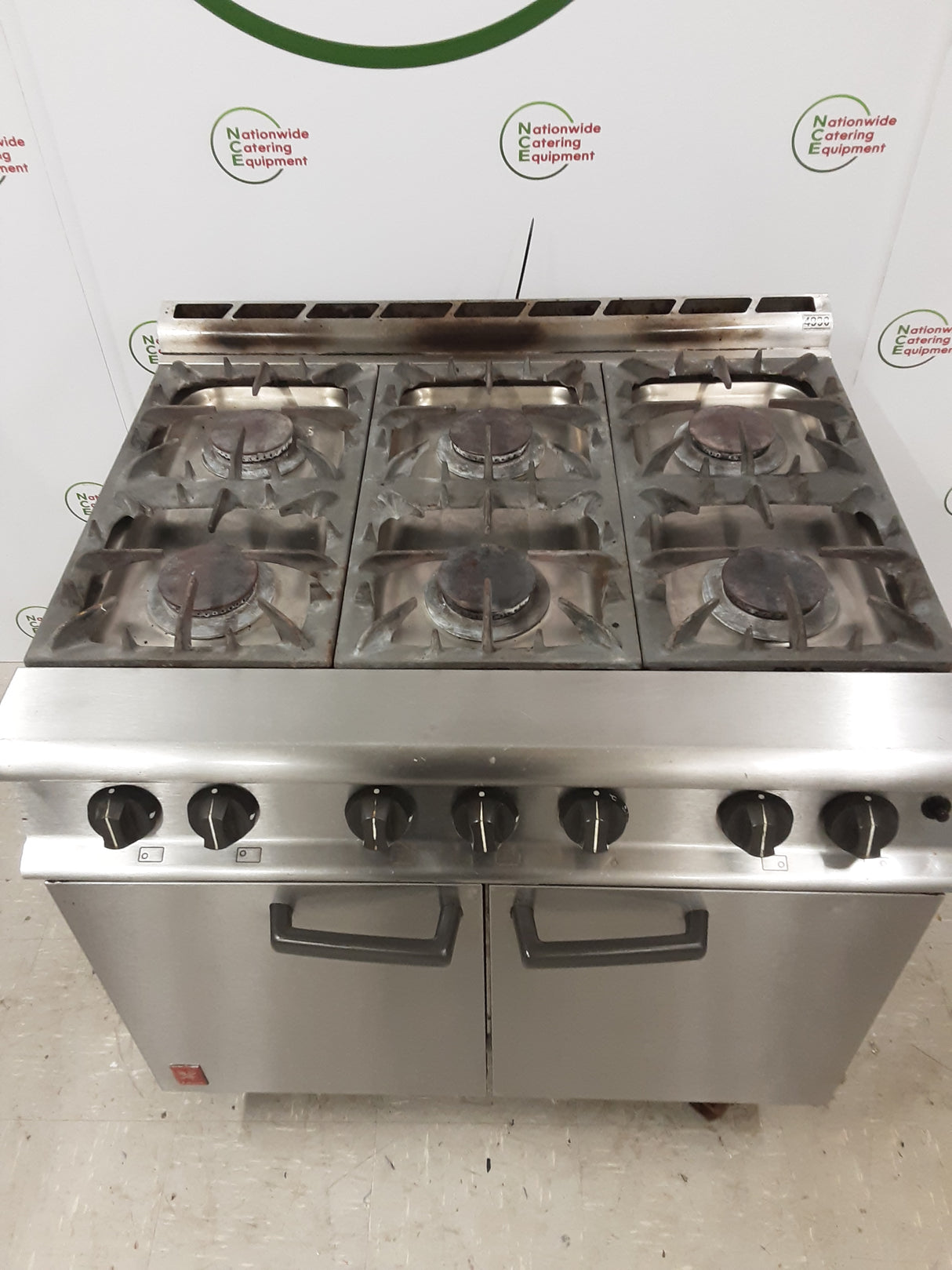 Falcon Six Burner Stove and Oven - Natural Gas (NCE4990)