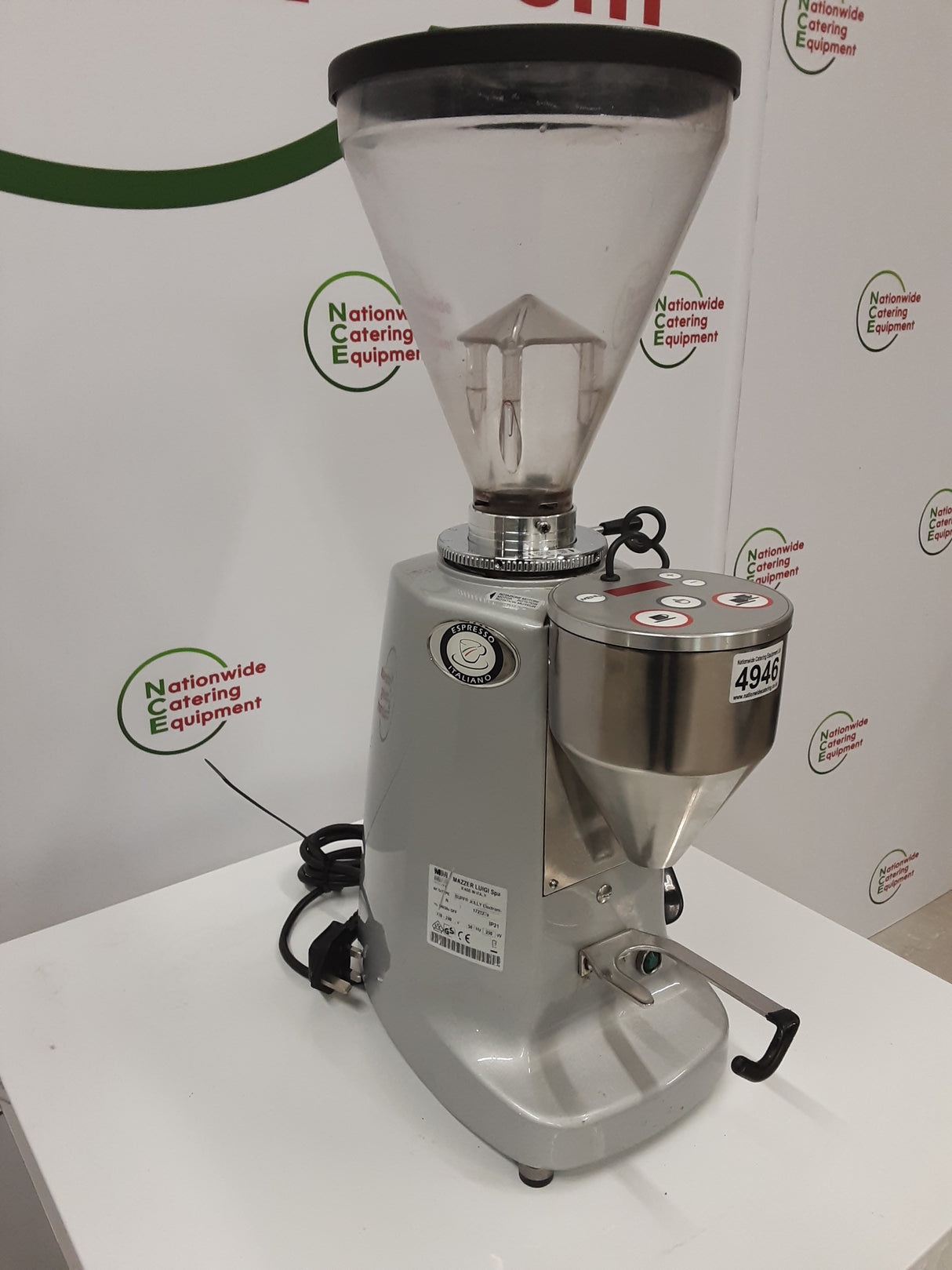 Mazzer 'Super Jolly Electronic' On Demand Coffee Grinder (NCE4946)