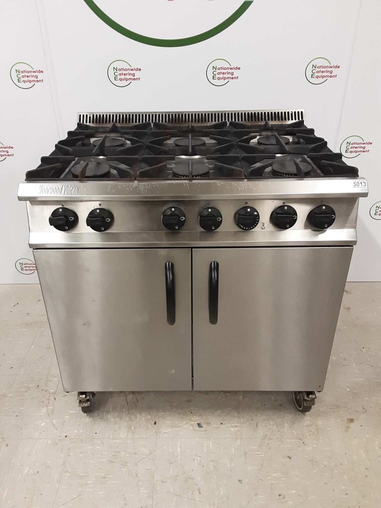 Moorwood Vulcan Six Burner Stove & Oven, Natural Gas (NCE5013)