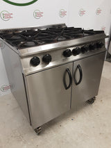 Moorwood Vulcan Six Burner Stove & Oven, Natural Gas (NCE5013)