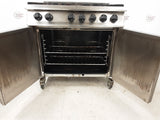 Moorwood Vulcan Six Burner Stove & Oven, Natural Gas (NCE5013)