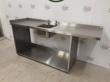 Stainless Steel Single Back Bar Sink (NCE5064)