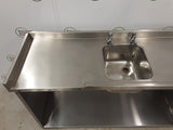 Stainless Steel Single Back Bar Sink (NCE5064)