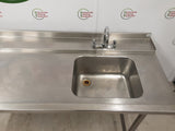 Stainless Steel Pass-Through Dishwasher Single Entry Sink 190cm (NCE5063)