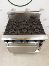 Blue Seal LPG Six Burner Stove & Convection Oven, Model-G56D (NCE5104)