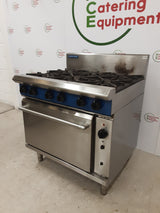 Blue Seal LPG Six Burner Stove & Convection Oven, Model-G56D (NCE5104)