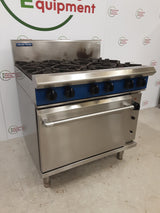 Blue Seal LPG Six Burner Stove & Convection Oven, Model-G56D (NCE5104)