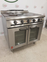 Falcon Electric Solid Top/Two Burner Stove & Convection Oven, 3 phase, Model- E3101OTC (NCE5090)