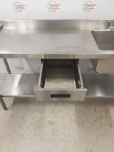 Stainless Steel Single Sink With Drawer 180x65cm (NCE5124)