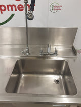 Stainless Steel Pass-Through Dishwasher Entry Sink With Pre-Wash Spray (NCE5126)