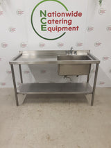 Stainless Steel Single Sink 150x65cm (NCE5127)